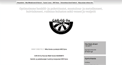 Desktop Screenshot of karala.fi